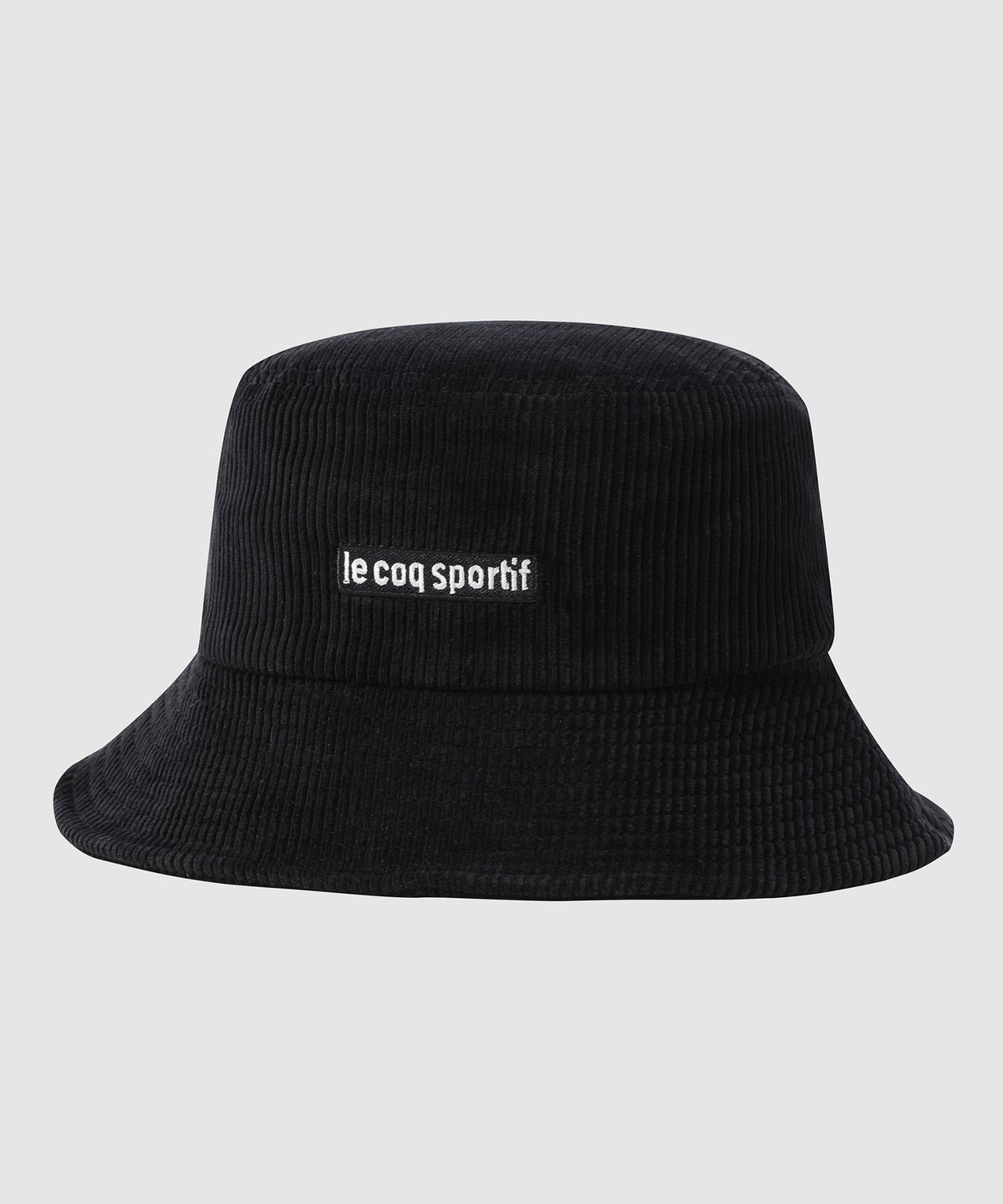 르꼬끄(LECOQ) 코듀로이 버킷햇 - 블랙 QR323ACP93