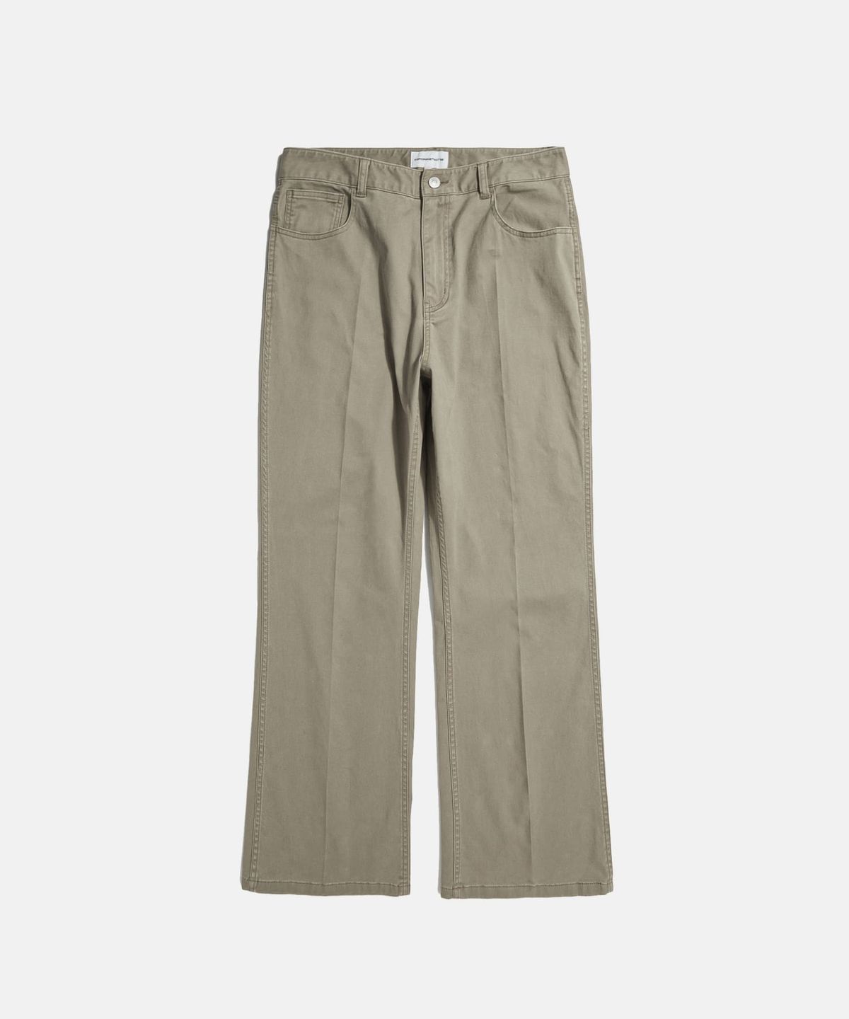 에스피오나지(ESPIONAGE) Semi Flare Chino Pants Stone Beige