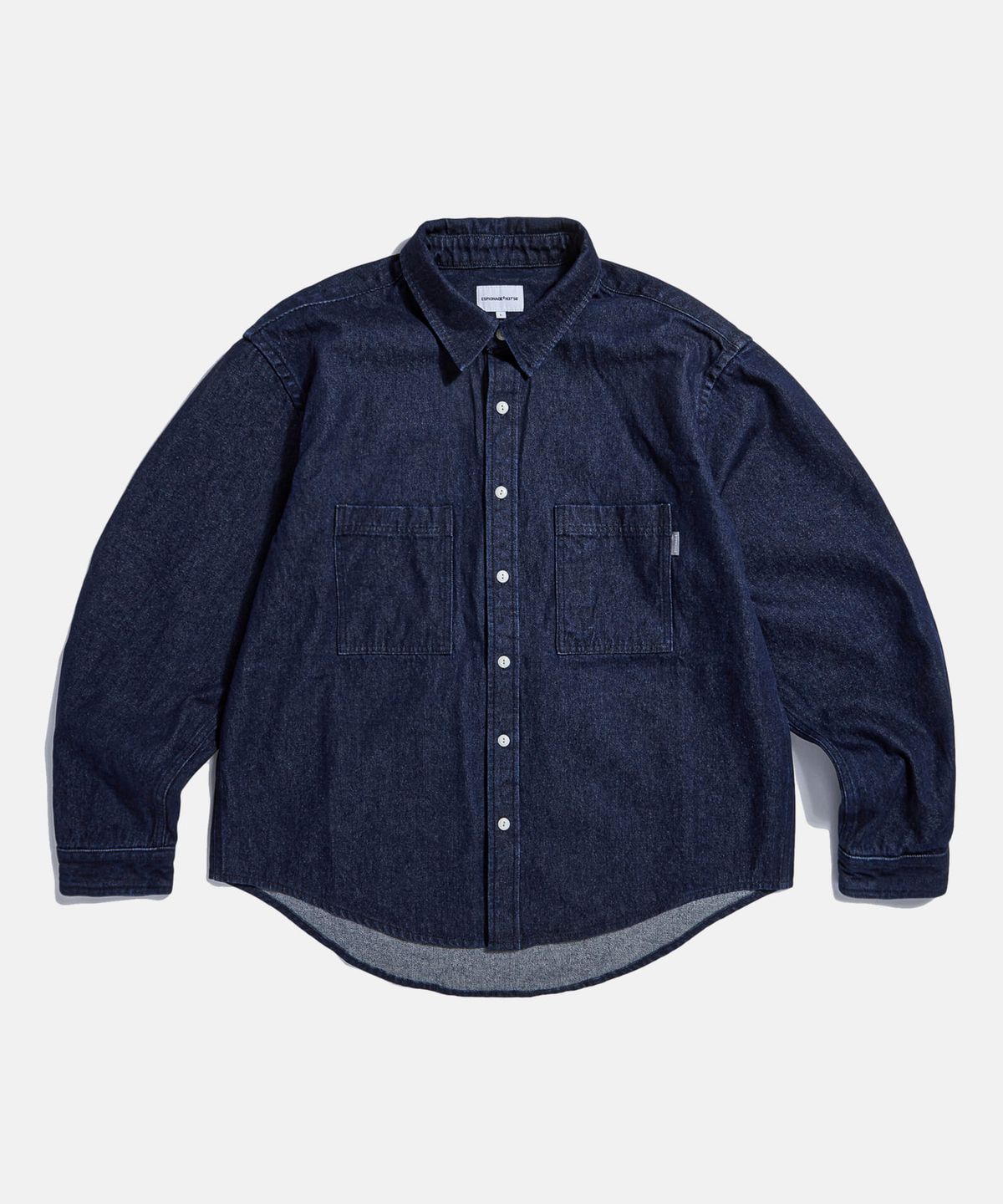 에스피오나지(ESPIONAGE) 2 Pocket Denim Shirt Dark Indigo