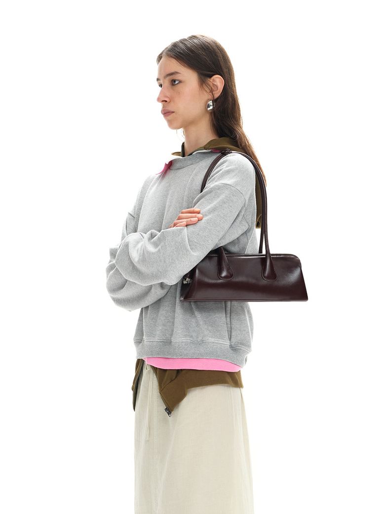 BOAT WIDE MINI [DARK PLUM]