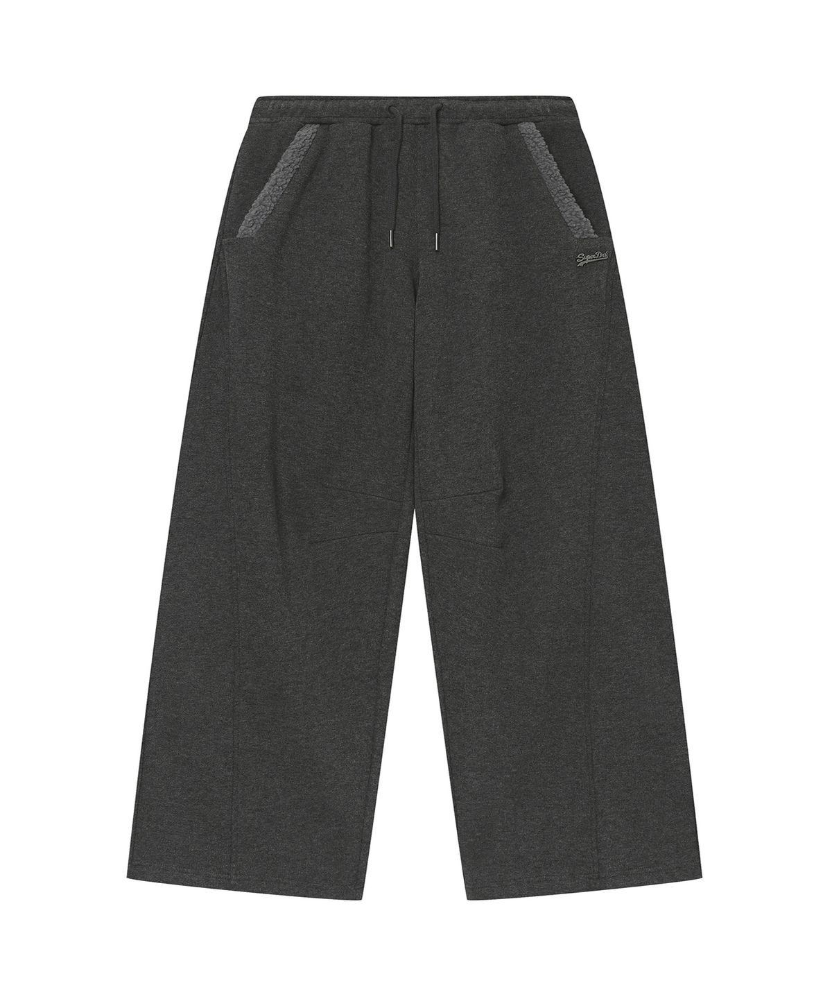 슈퍼드라이(SUPERDRY) 우먼스 무트 스웻 팬츠 차콜 멜란지 그레이 SDFLNDQ07CMG