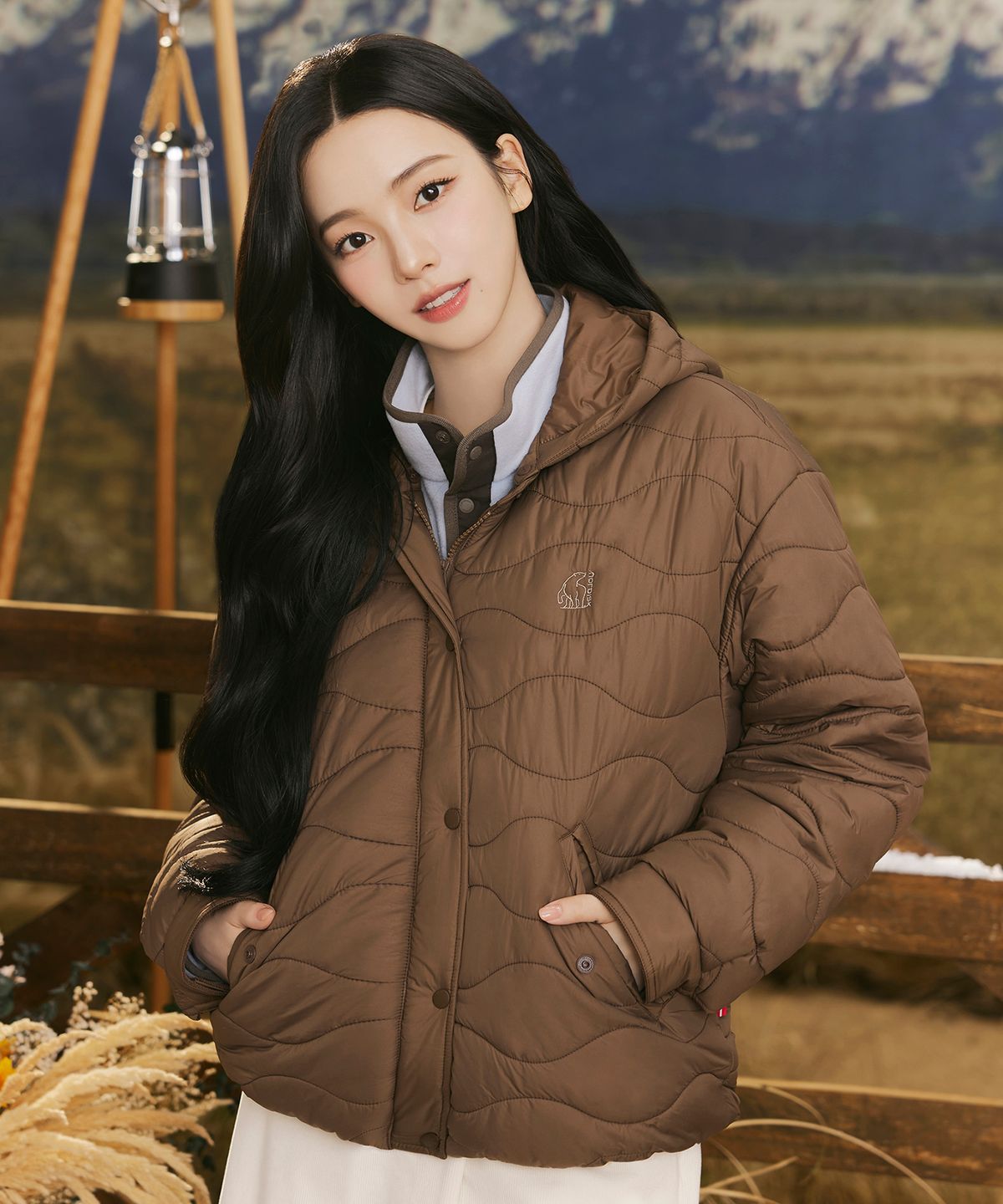 노르디스크(NORDISK) 트리니티 퀼팅 자켓 SHORT (3WAY) - W_Dark Brown