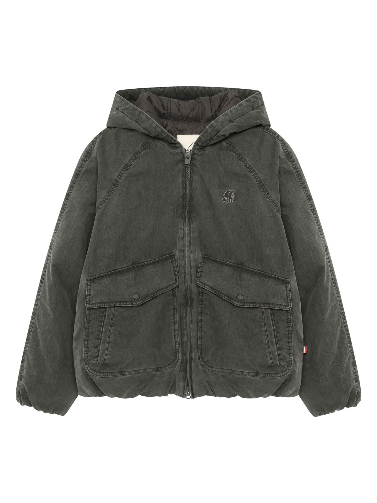 노르디스크(NORDISK) 워시드 후디 자켓 - W_Dark Grey OWU26106C6