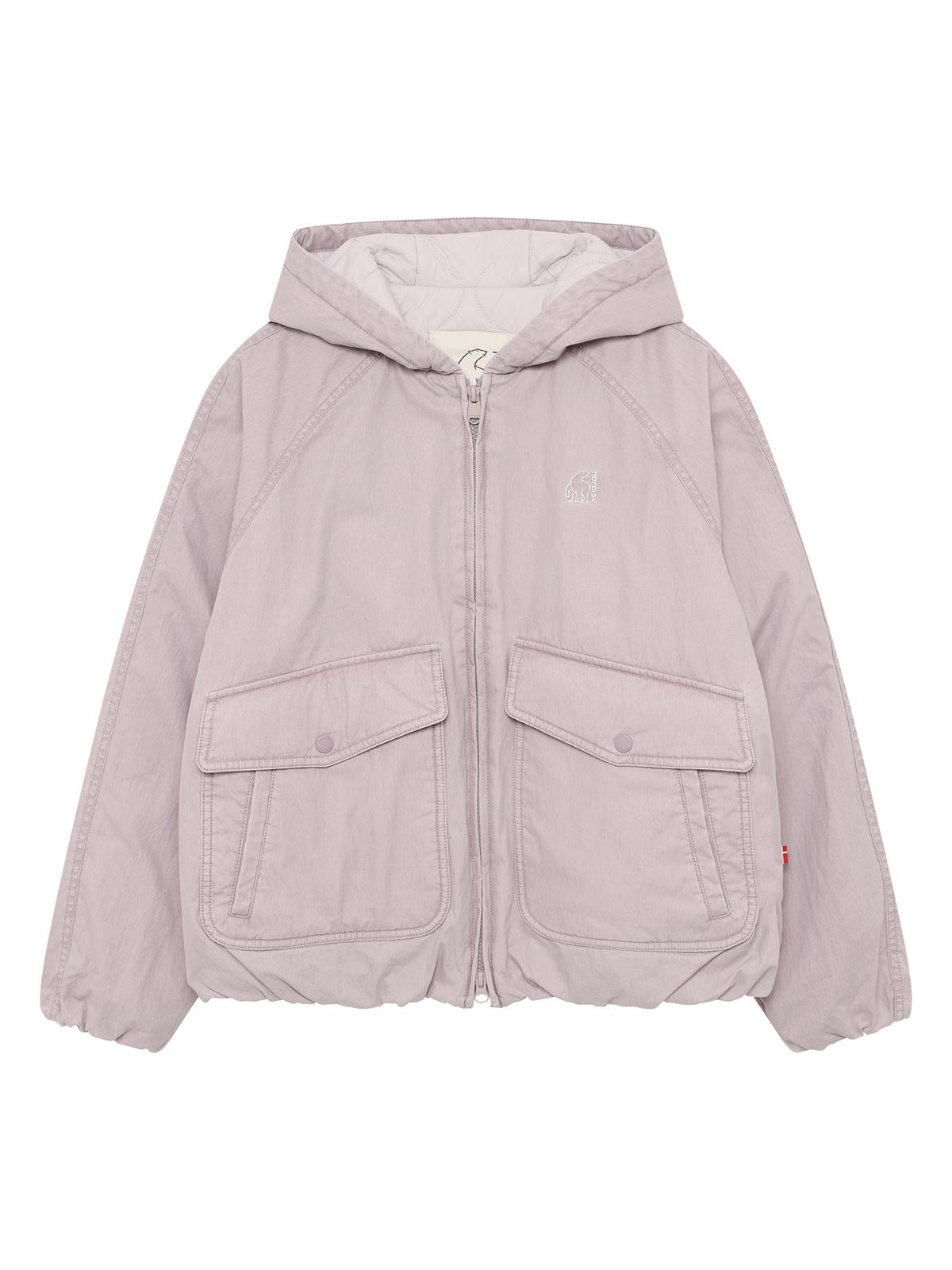 노르디스크(NORDISK) 워시드 후디 자켓 - W_Greyish Pink