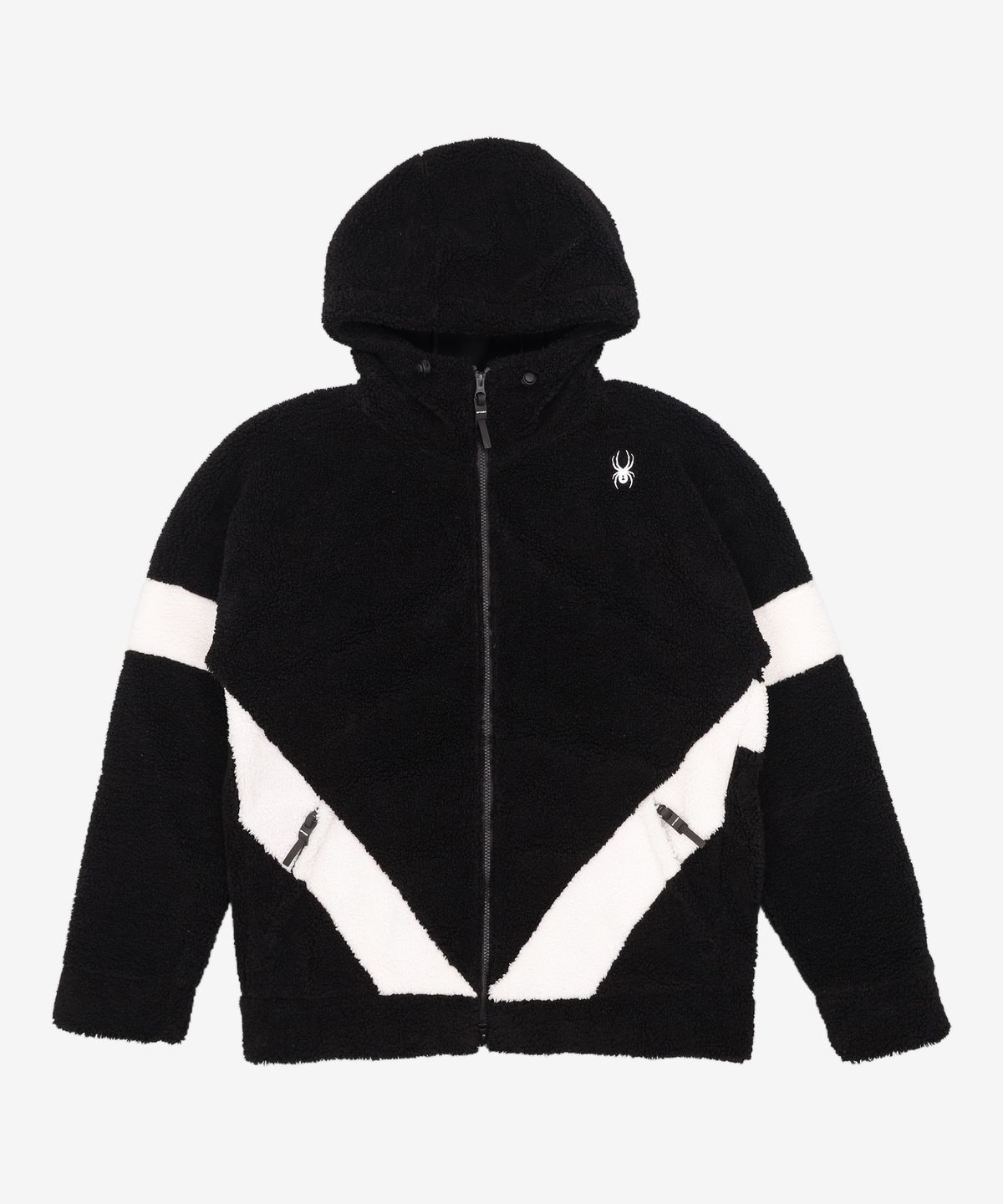 스파이더(SPYDER) 공용 라인 블록 플리스 집업 SPFWCNFT308UBLK XL