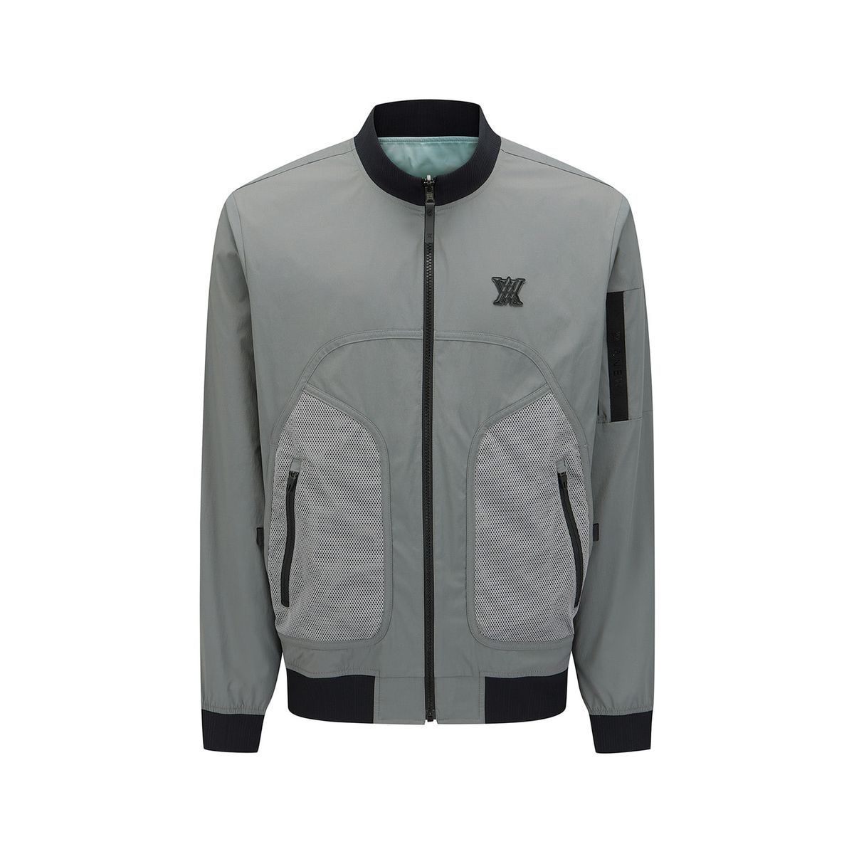 어뉴골프(ANEW GOLF) MEN FA GRADATION PATTERN REVERSIBLE JACKET_DG