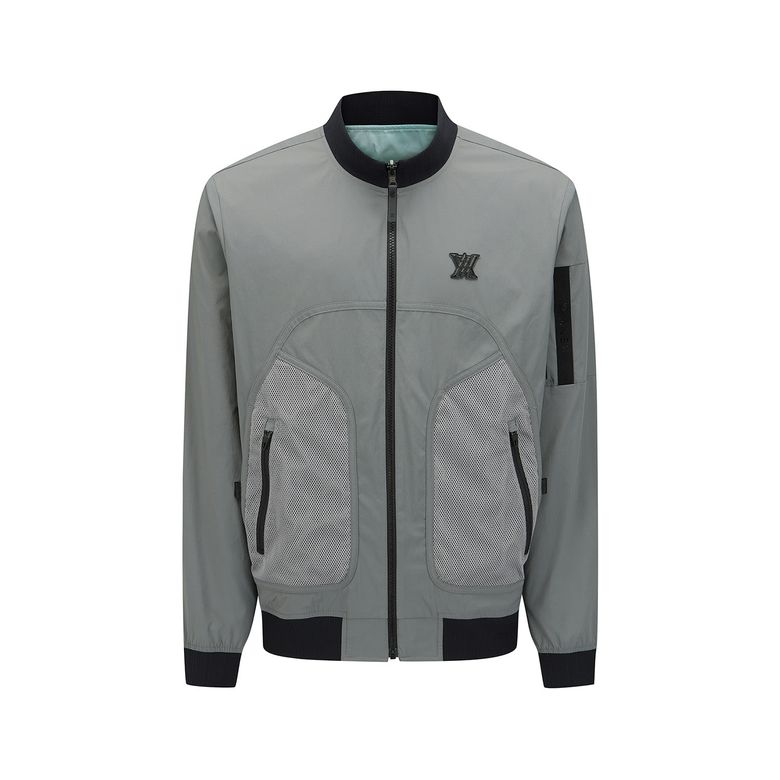 MEN FA GRADATION PATTERN REVERSIBLE JACKET_DG