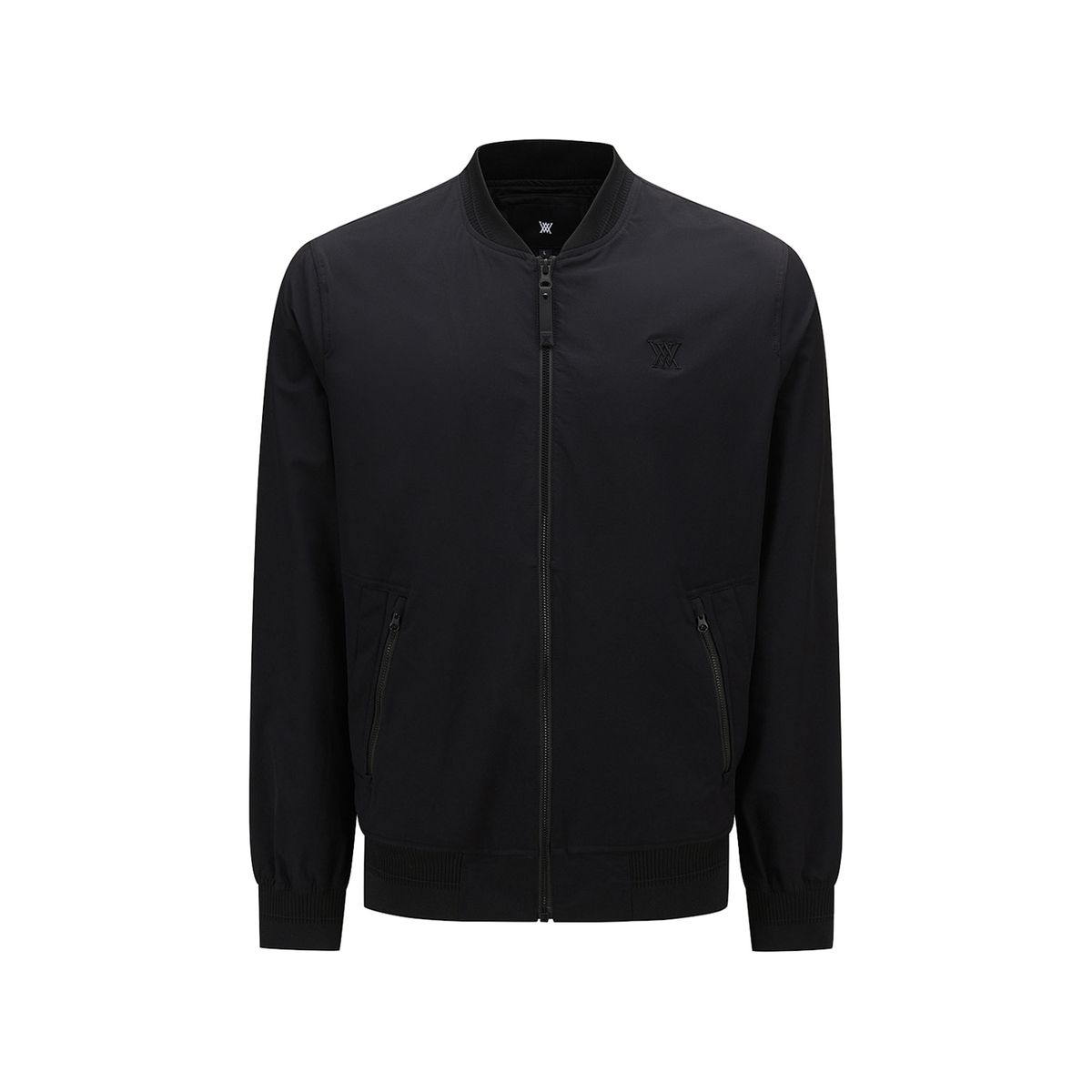 어뉴골프(ANEW GOLF) MEN FA SIGNATURE MA-1 JACKET_BK