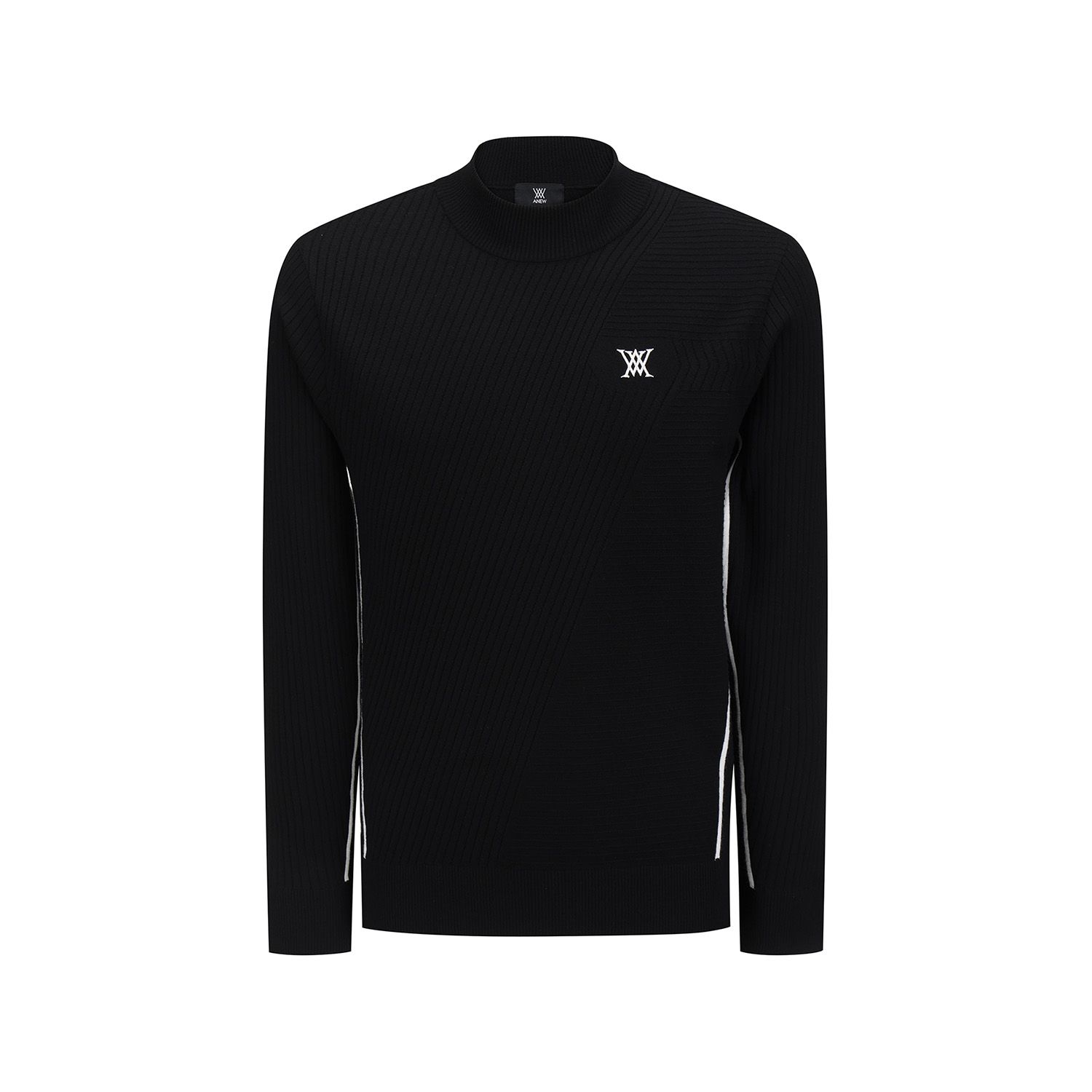 ☆ANEW GOLF☆ MOCK NECK SWEATER 어뉴골프(ANEW GOLF) MEN FA MOCK NECK SWEATER_BK - 사이즈 & 후기