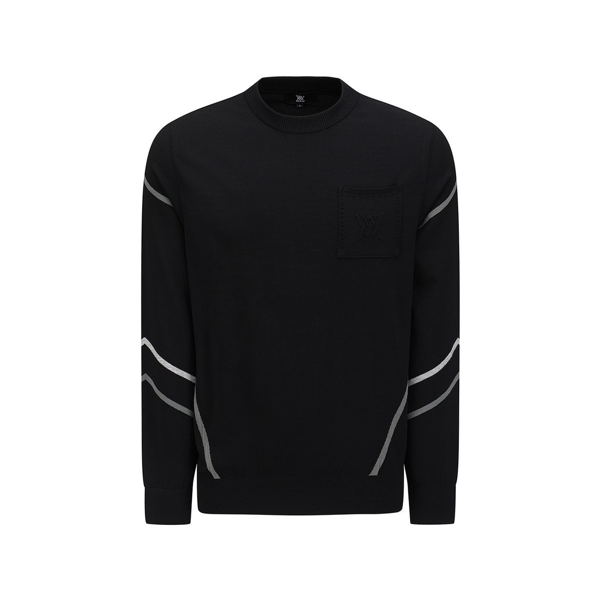 어뉴골프(ANEW GOLF) MEN FA ESSENTIAL SWEATER_BK