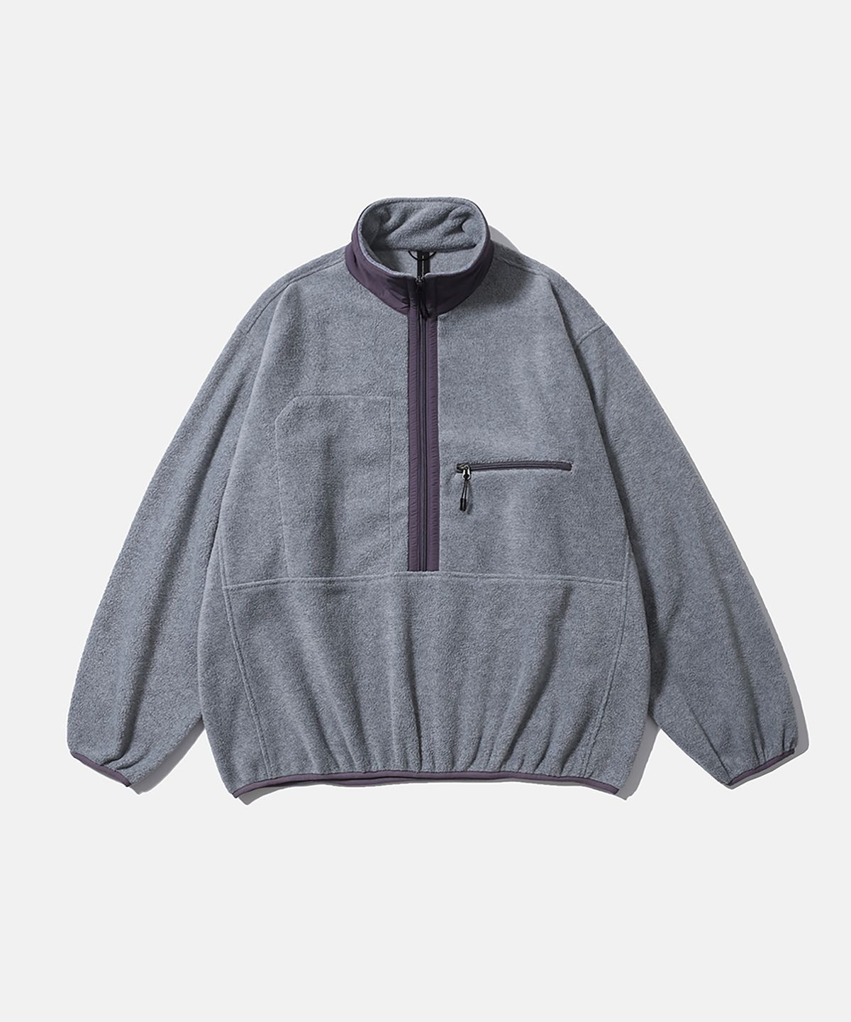 모이프(MOIF) [AW26] HIKER FLEECE PULLOVER JUMPER / HEATHER GRAY