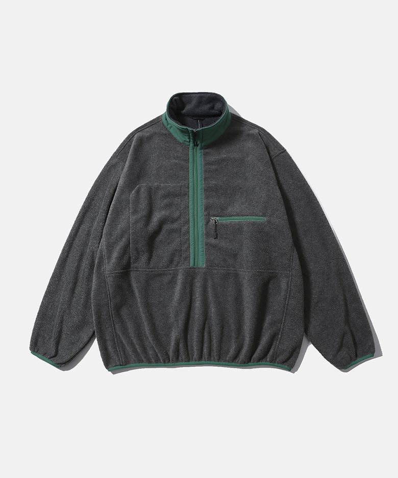 [AW26] HIKER FLEECE PULLOVER JUMPER / CHARCOAL
