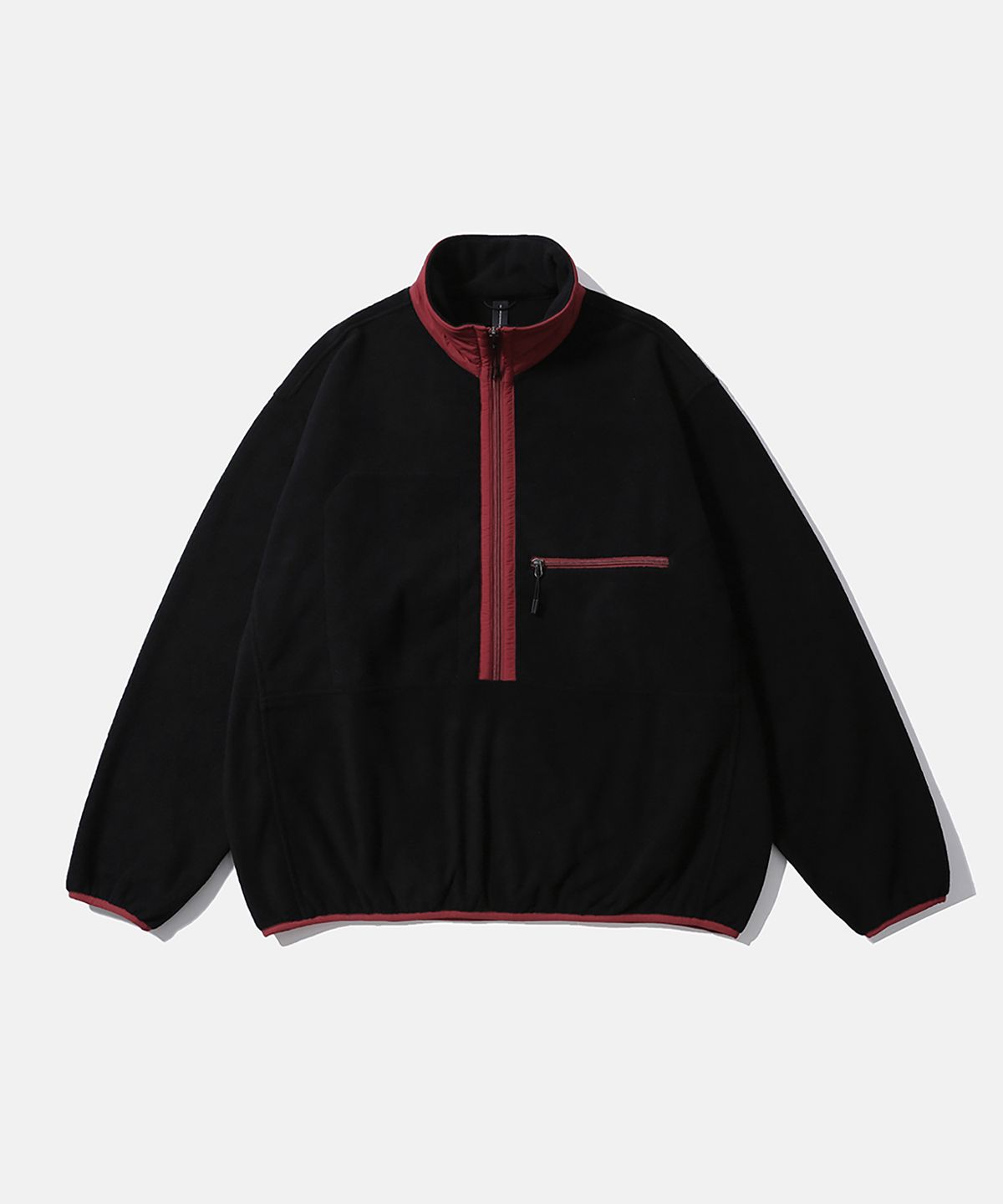 모이프(MOIF) [AW26] HIKER FLEECE PULLOVER JUMPER / BLACK