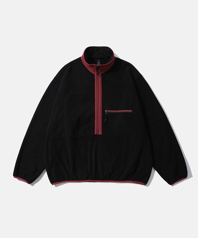 [AW26] HIKER FLEECE PULLOVER JUMPER / BLACK