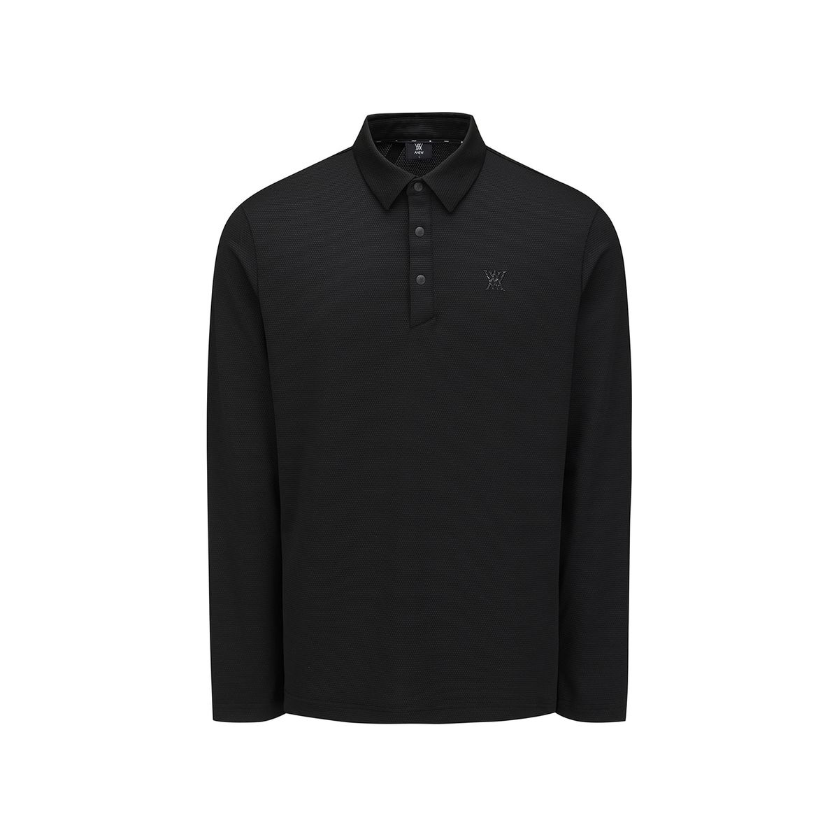 어뉴골프(ANEW GOLF) MEN FA ESSENTIAL LONG T-SHIRT_BK