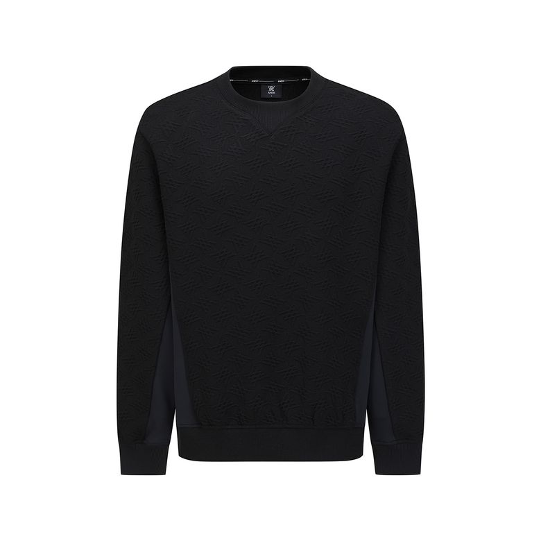 MEN FA LOGO PATTERN SWEATSHIRT_BK