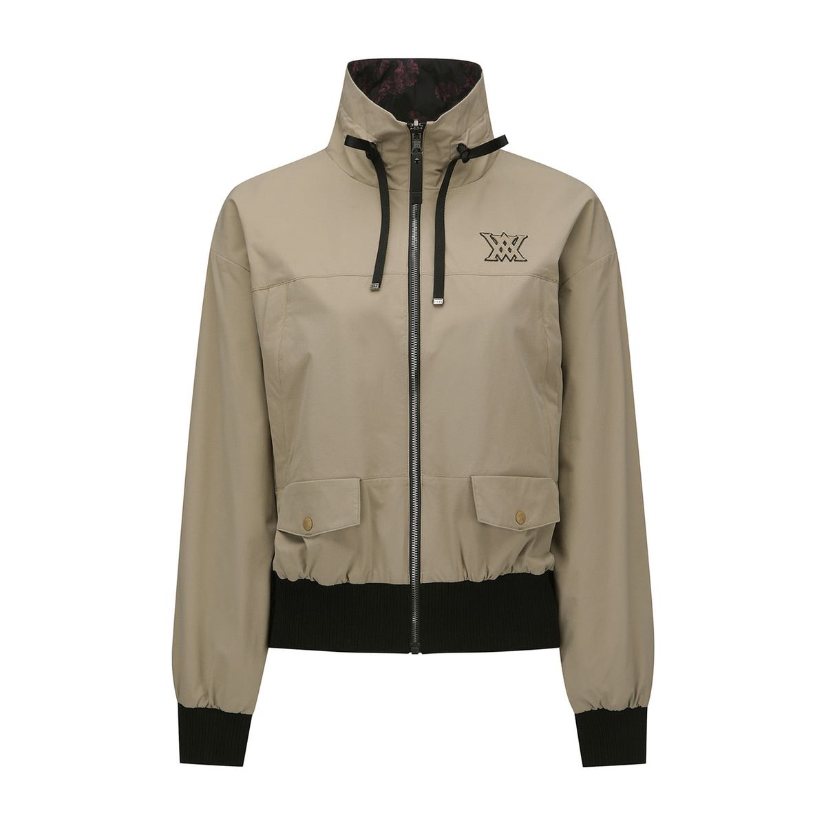 어뉴골프(ANEW GOLF) WOMEN FA FLOWER PATTERN REVERSIBLE JACKET_BE