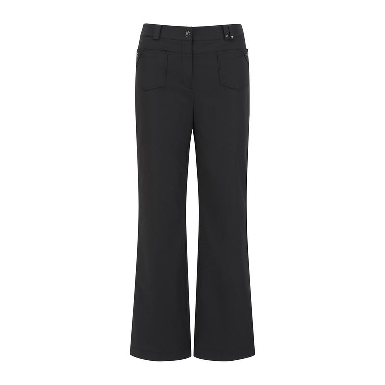 WOMEN FA ESSENTIAL BOOT CUT PANTS_BK