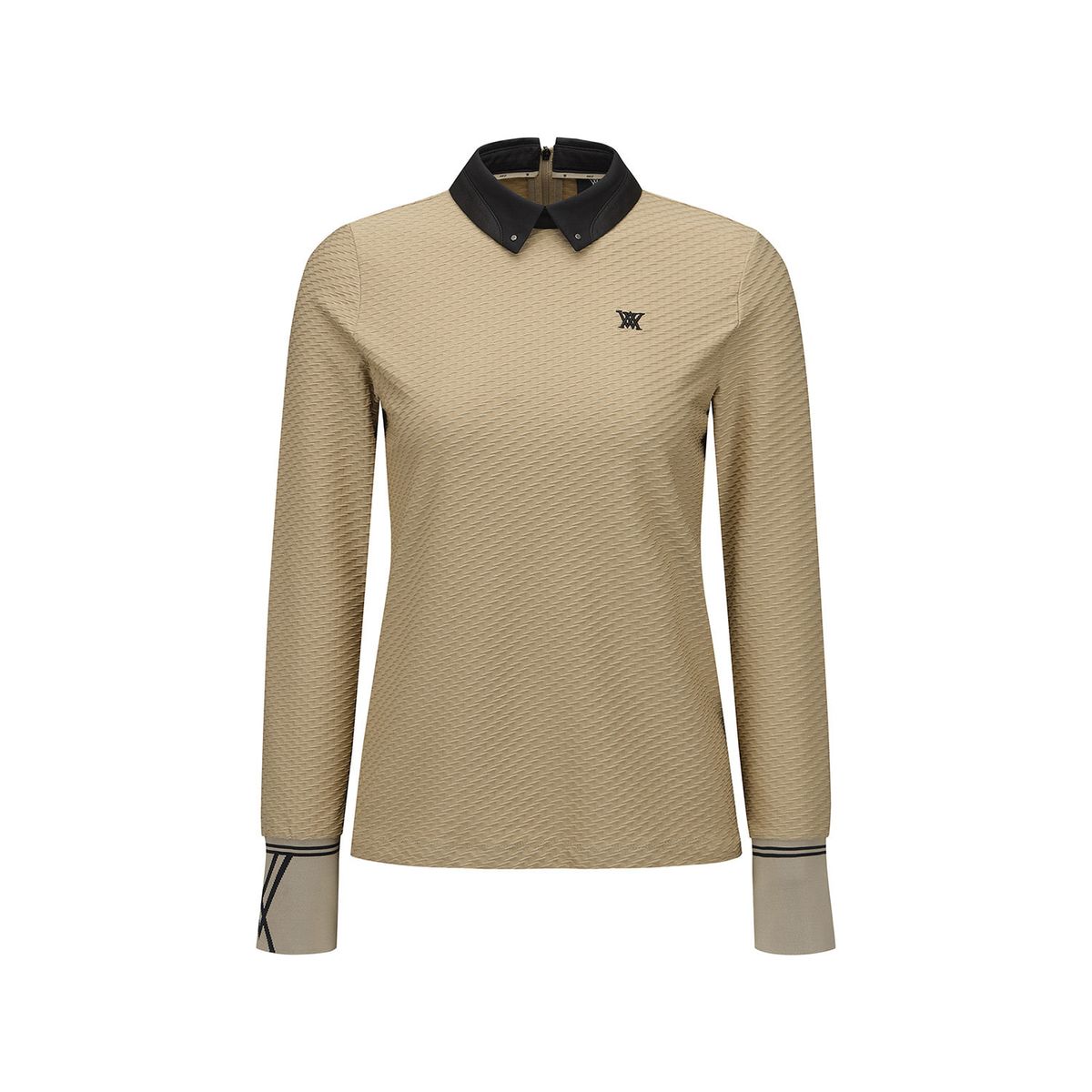 어뉴골프(ANEW GOLF) WOMEN FA BACK ZIP-UP LONG T-SHIRT_BE