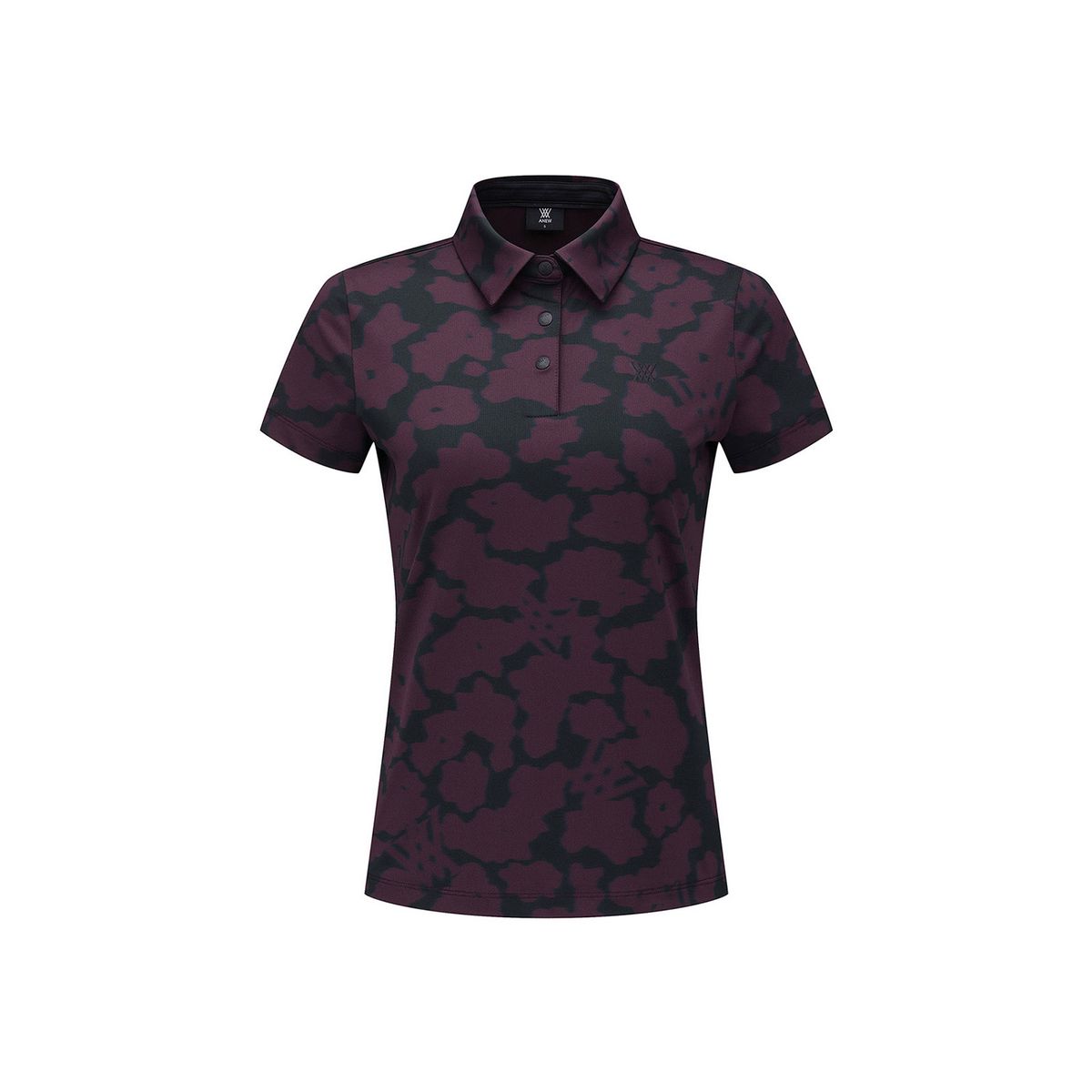 어뉴골프(ANEW GOLF) WOMEN FA FLOWER PATTERN SHORT T-SHIRT _BU