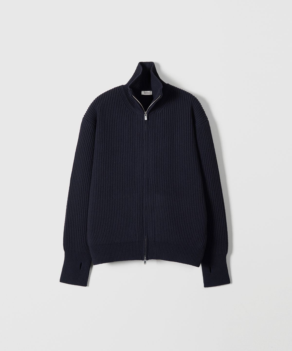 레어토라(RARETORA) ROY FULL ZIP KNIT PARKA V2  - DEEP NAVY