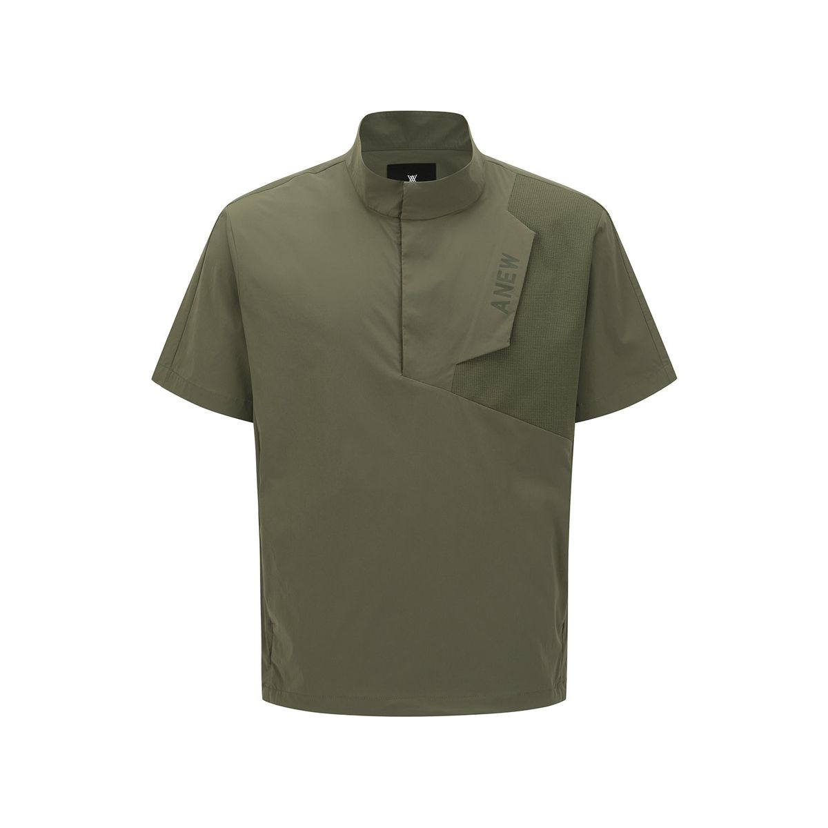 어뉴골프(ANEW GOLF) MEN ASYMMETRIC SHORT SLEEVE ANORAK_KH