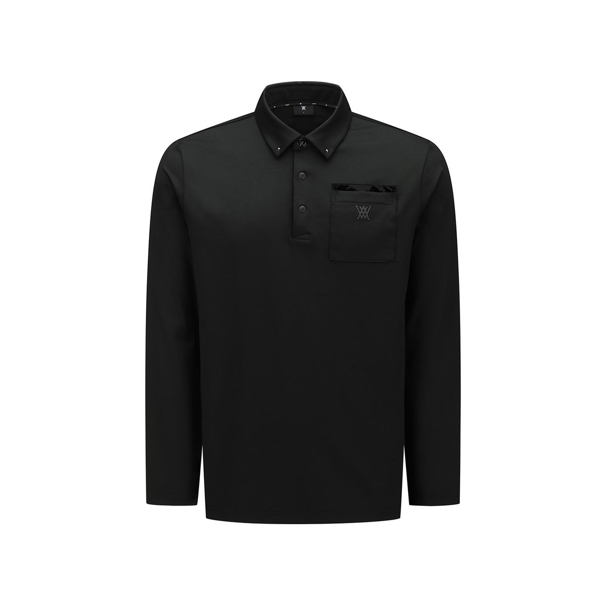 어뉴골프(ANEW GOLF) MEN STUD POCKET T-SHIRT_BK