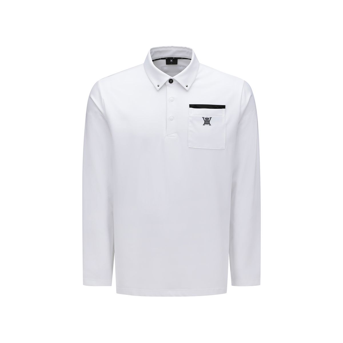 어뉴골프(ANEW GOLF) MEN STUD POCKET T-SHIRT_OW