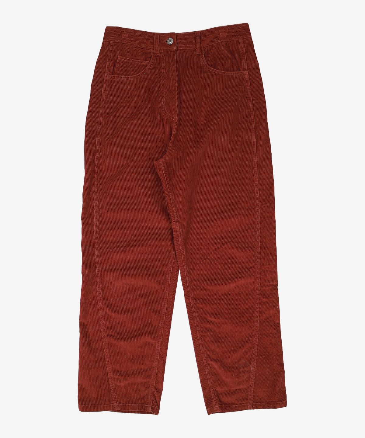 마크곤잘레스(MARK GONZALES) WOMENS CORDUROY NEW CURVED PANT - BURGUNDY M