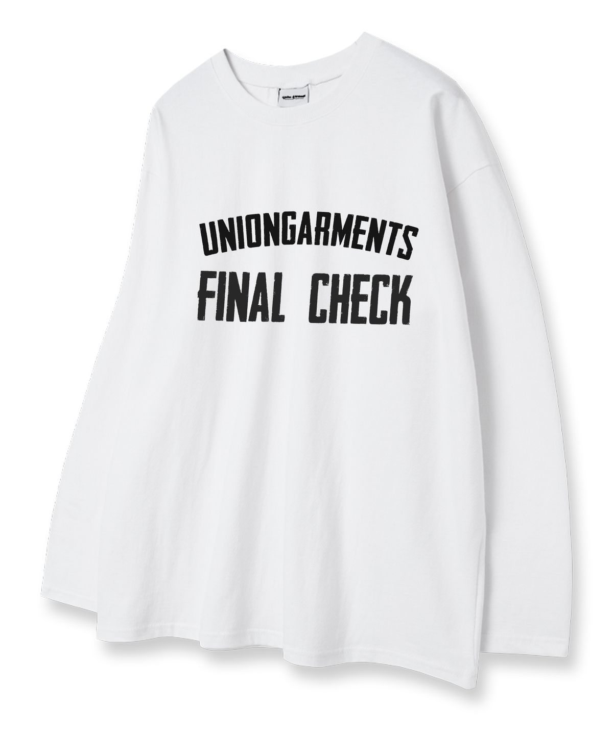 유니온가먼츠(UNION GARMENTS) 파이널체크 루즈핏 긴팔 티셔츠 3COLOR [베이직or시보리]