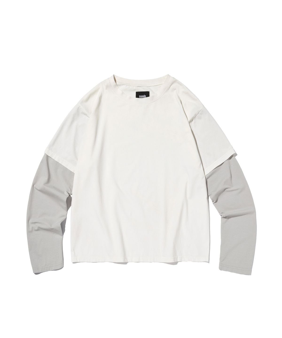 스웨이드(SUADE) COLOR LAYERED LONG SLEEVE [IVORY]