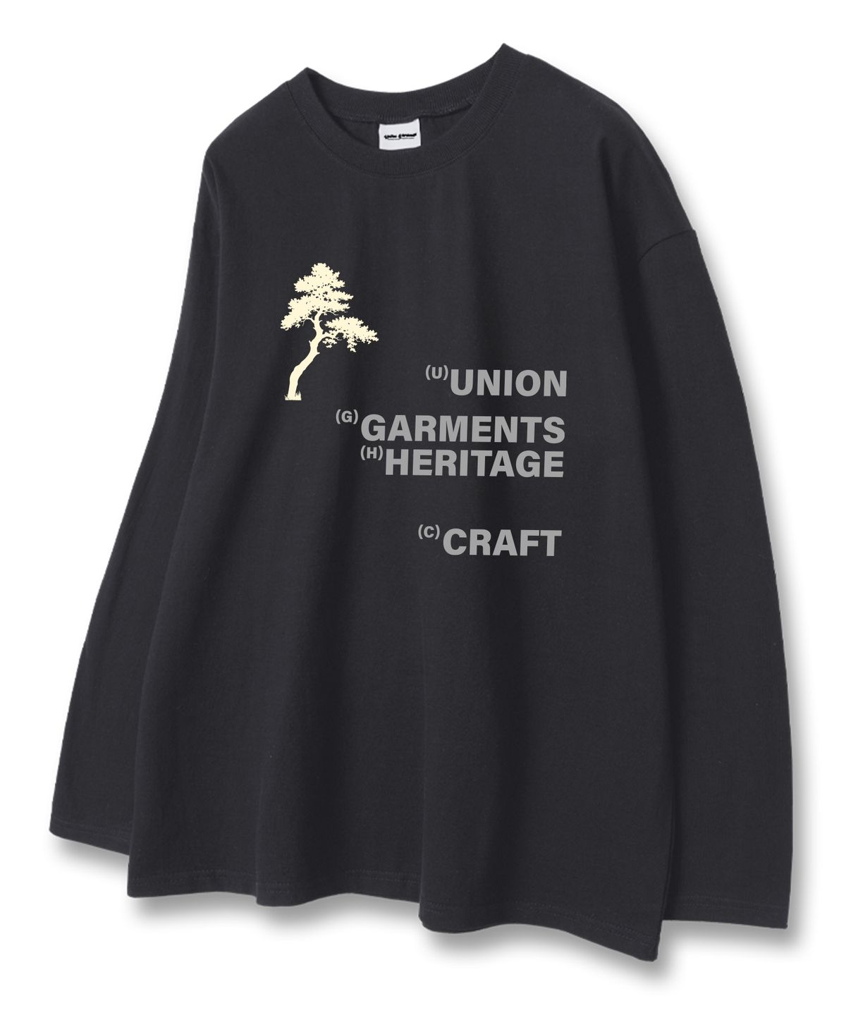 유니온가먼츠(UNION GARMENTS) 유니온크래프트  루즈핏 긴팔 티셔츠 3COLOR [베이직or시보리]