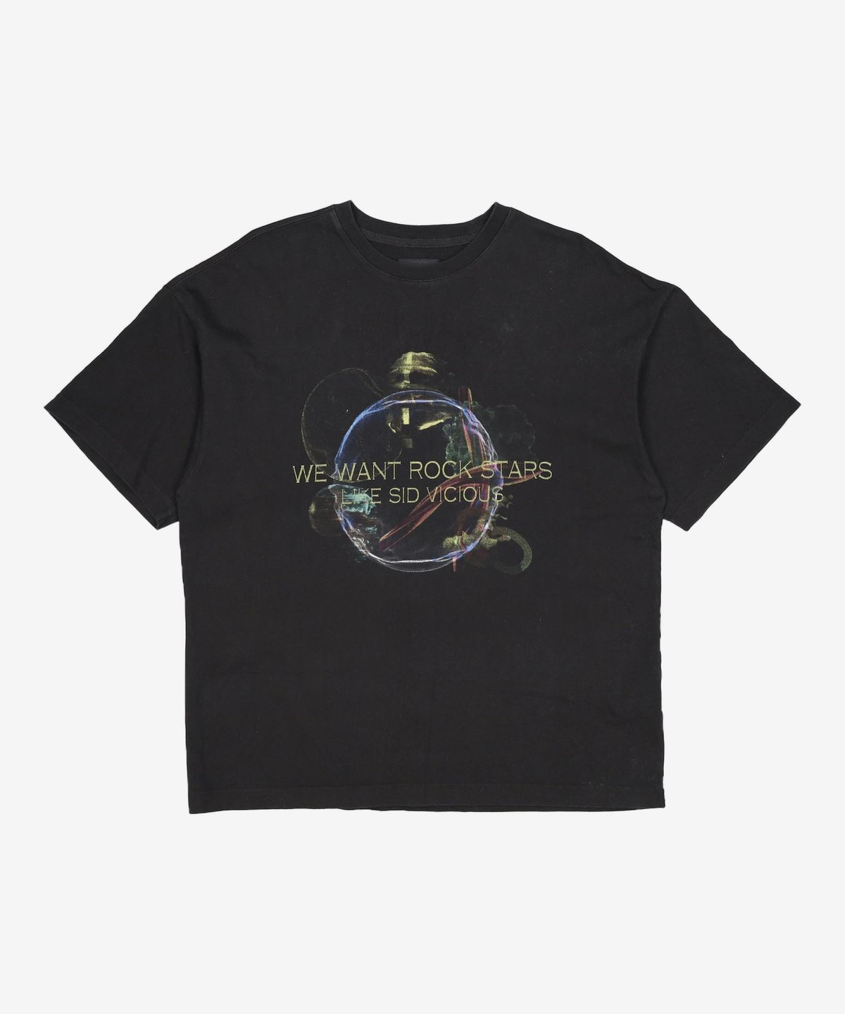 메종미네드(MAISON MINED) PUNK STORM HALF T BLACK M
