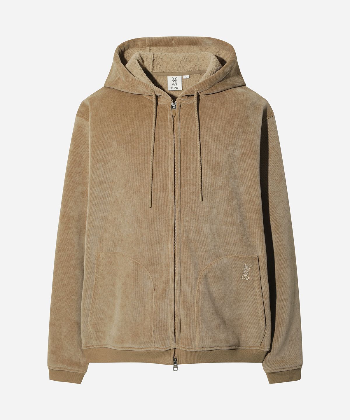디오디(DOD) 스테이웜 후드 집업 자켓(BEIGE)