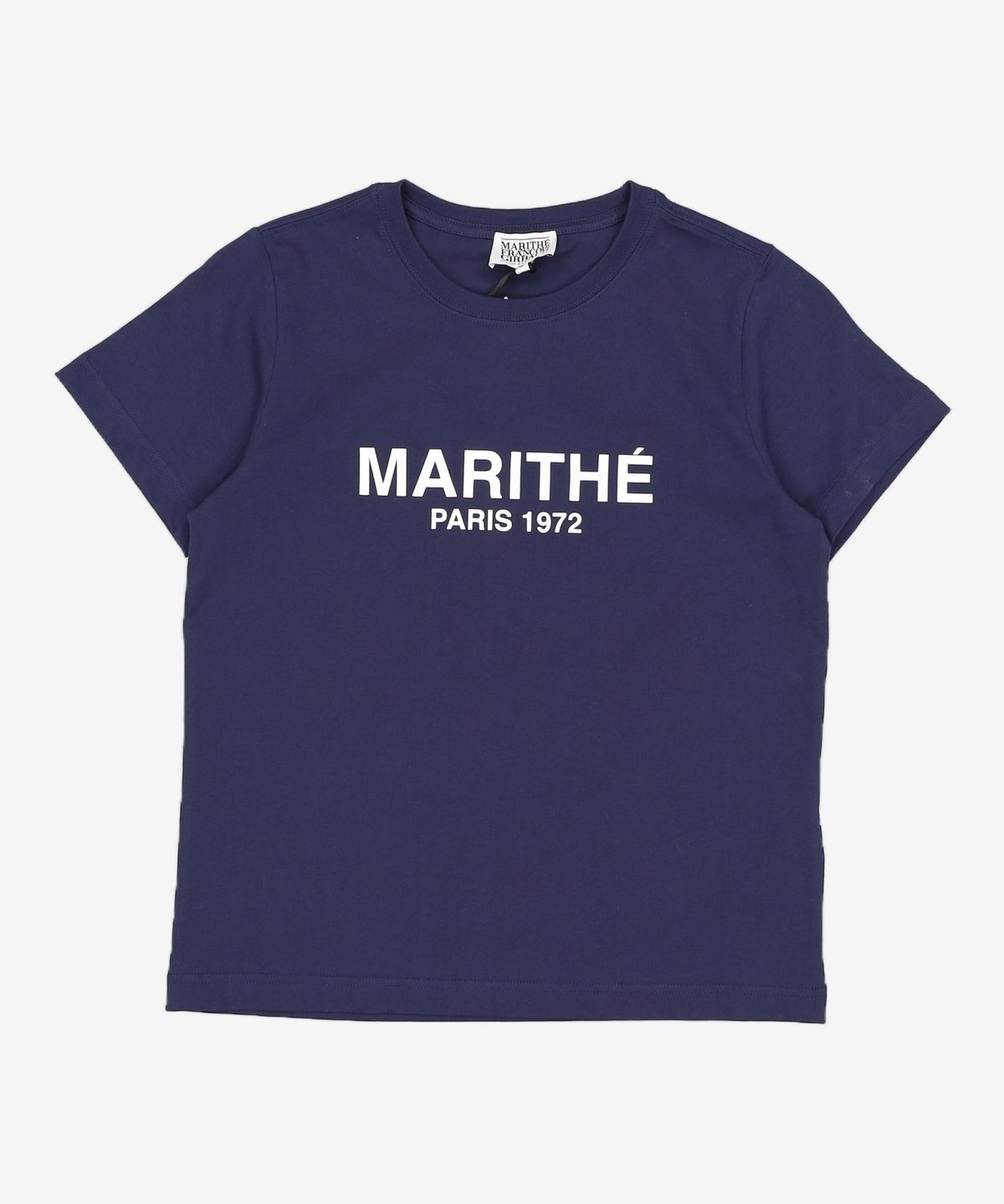 마리떼 프랑소와 저버(MARITHÉ + FRANҪOIS GIRBAUD) W REGULAR LOGO TEE navy S