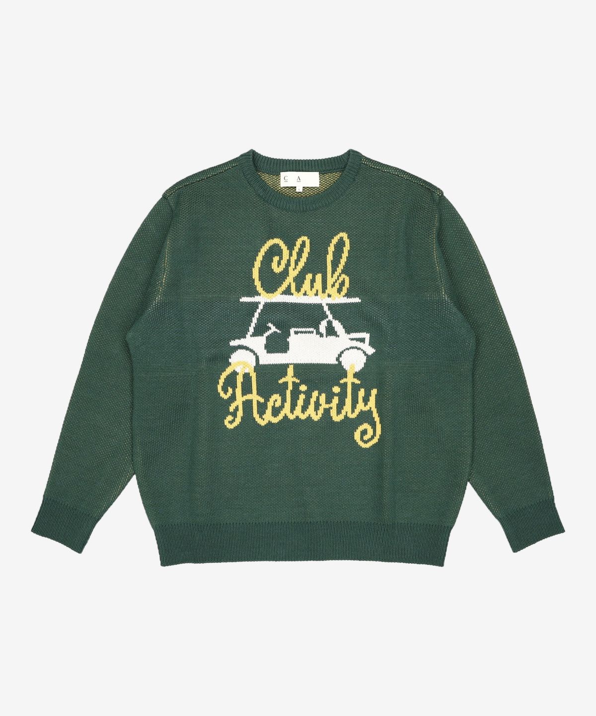 클럽액티비티(CLUBACTIVITY) Cart Sweater Green L