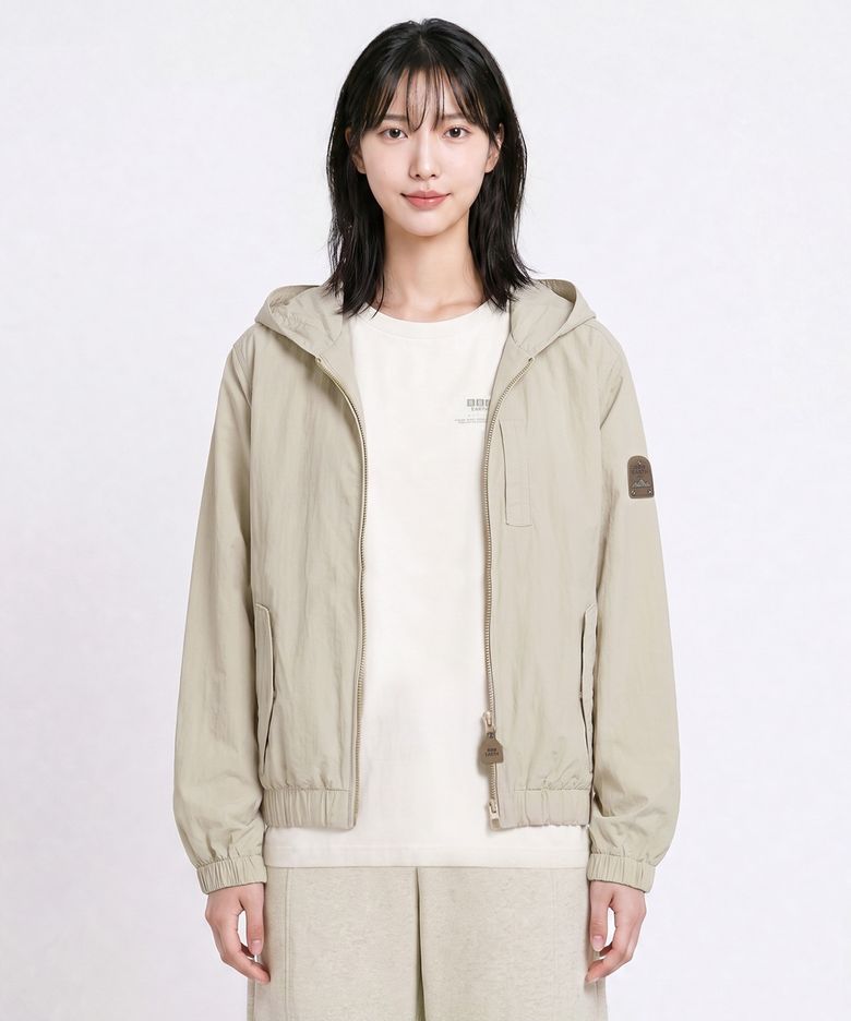 여성 웜데이 자켓 크림