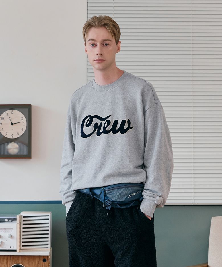 CREW LOGO MTM M GRAY