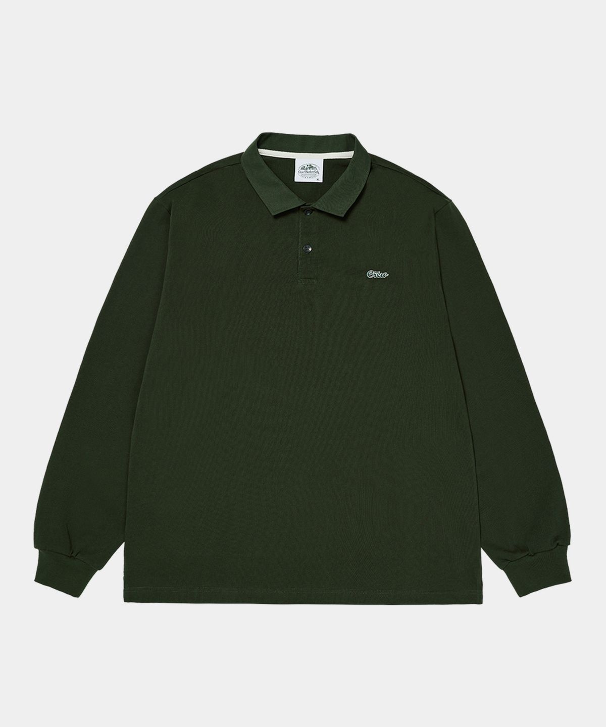 크루멤버스온리(CREW MEMBERS ONLY) HERITAGE SOLID POLO GREEN