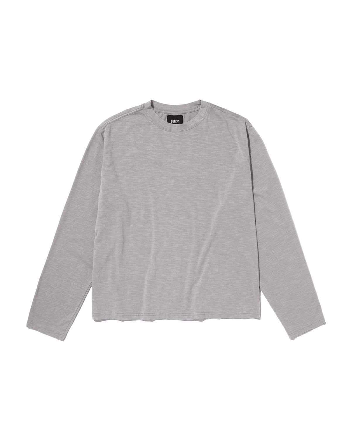 스웨이드(SUADE) [suade X 세종] TEXTURED LONG SLEEVE [LIGHT GRAY]