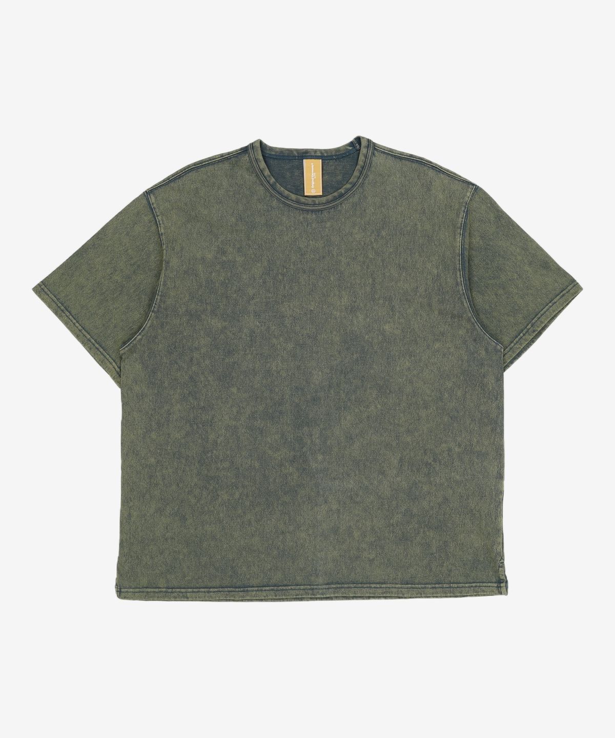 프리즘웍스(FRIZMWORKS) OG VINTAGE DYEING HALF TEE _ DARK GREEN XL