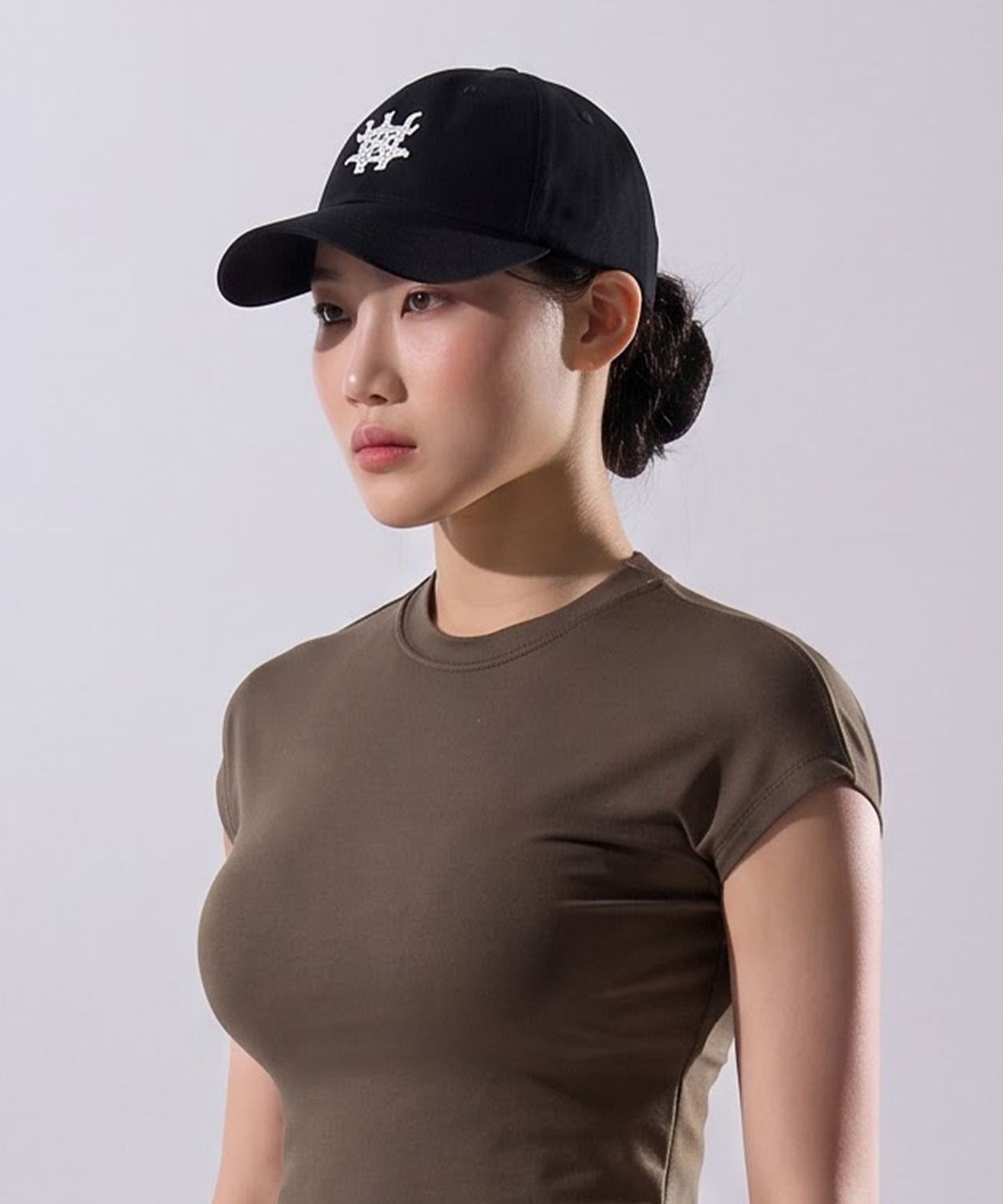 워너비즈핏(WANNABEZFIT) 원더 심볼 볼캡 블랙