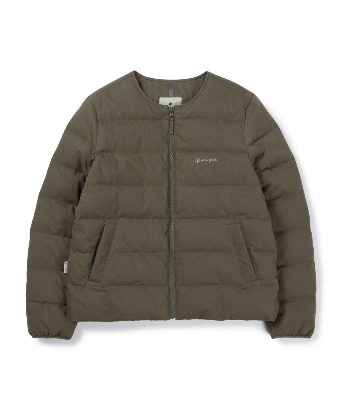 스노우피크 어패럴(SNOWPEAK APPAREL) 클랜드 여성 라운드넥 경량 다운 자켓 (S26WWDDJ97) Tan Gray
