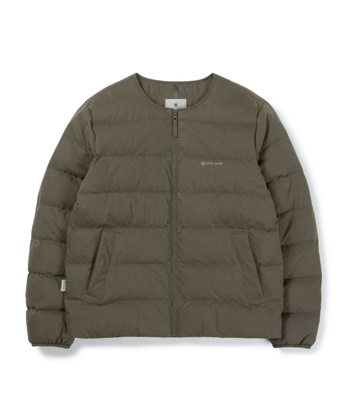 스노우피크 어패럴(SNOWPEAK APPAREL) 클랜드 라운드넥 경량 다운 자켓 (S26WMDDJ96) Tan Gray