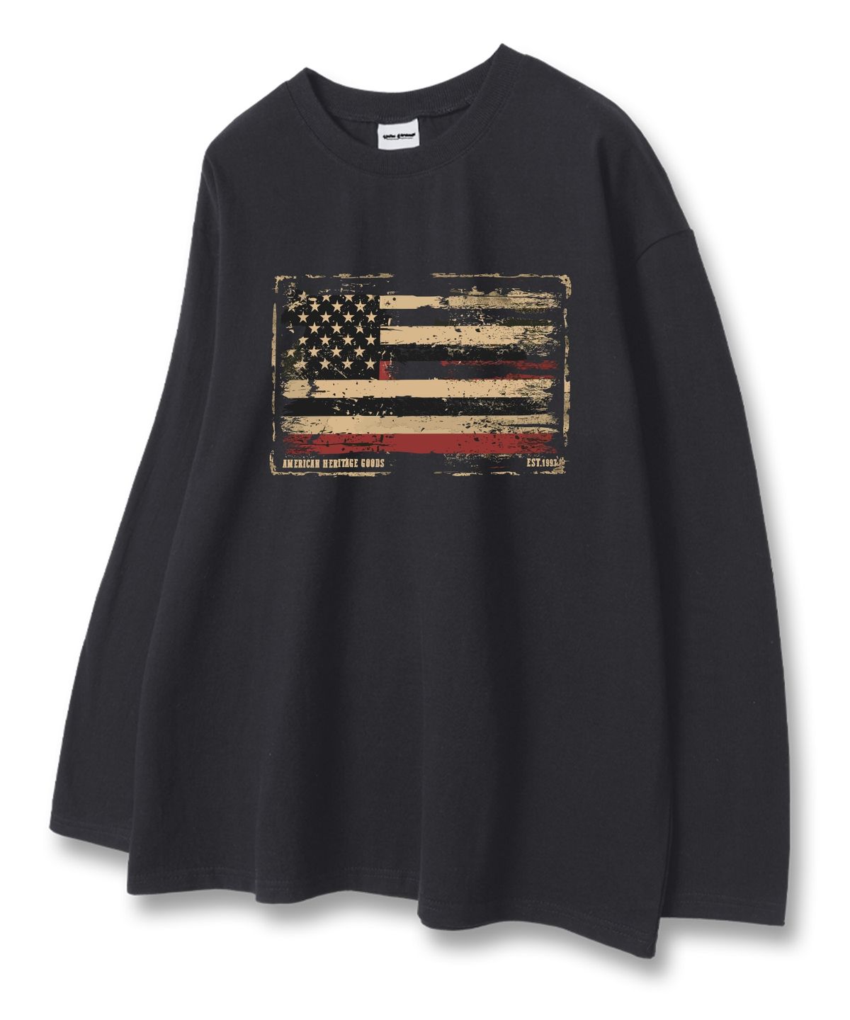 유니온가먼츠(UNION GARMENTS) 아메리카헤리티지 루즈핏 긴팔 티셔츠 3COLOR [베이직or시보리]