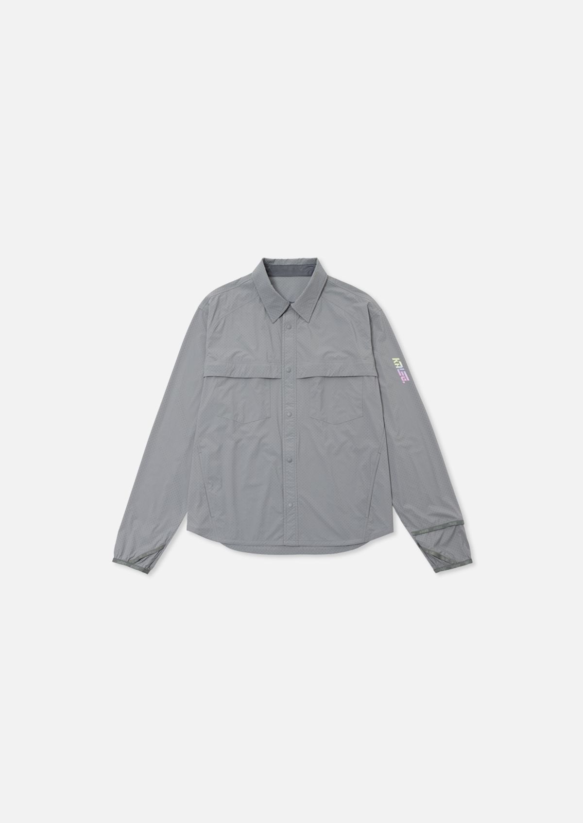 칼렉(KALEG) 에어블레이드 러닝 셔켓 (LIGHT GREY)