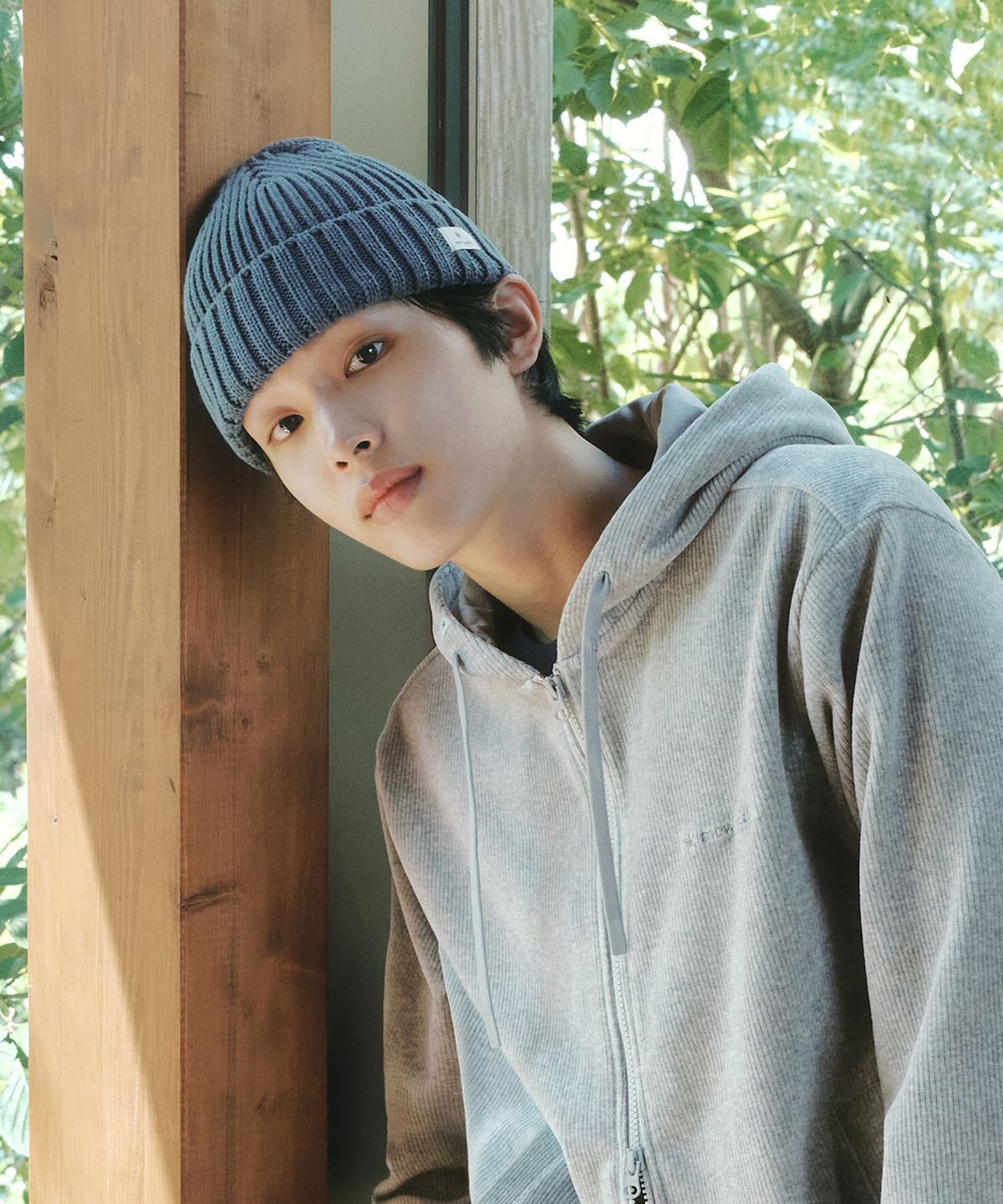 스노우피크 어패럴(SNOWPEAK APPAREL) 폴디드 비니 (S26WUFKC61) Gray Blue
