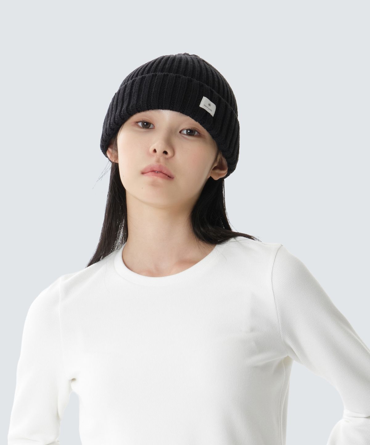 스노우피크 어패럴(SNOWPEAK APPAREL) 폴디드 비니 (S26WUFKC61) Black