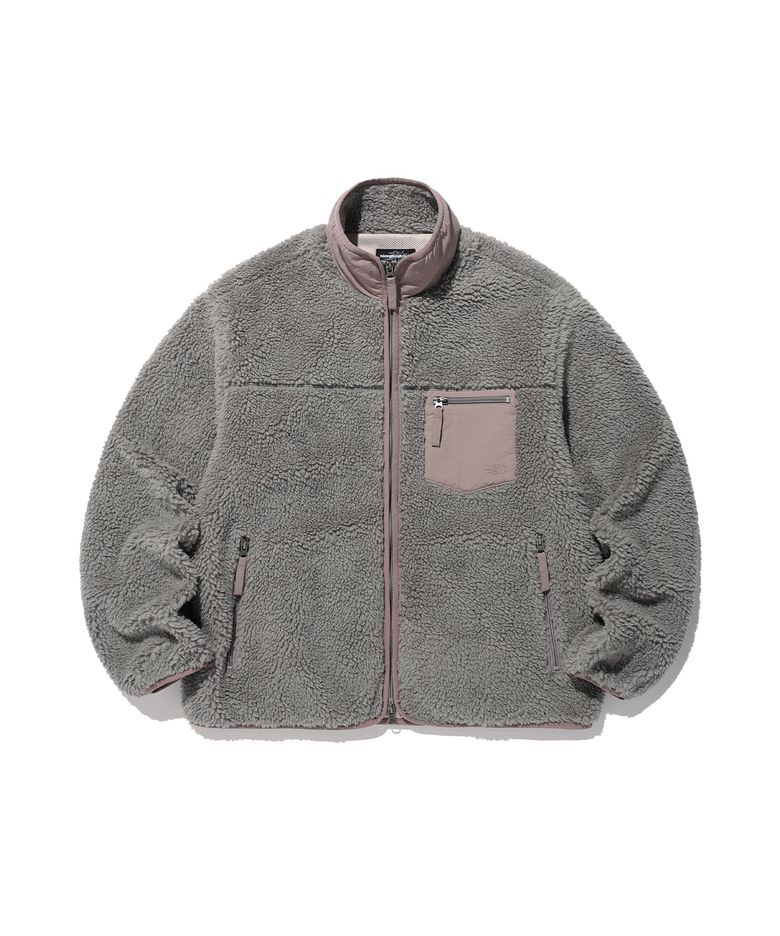 NGC FLEECE JACKET_GREY(NG2GFUJ241A)