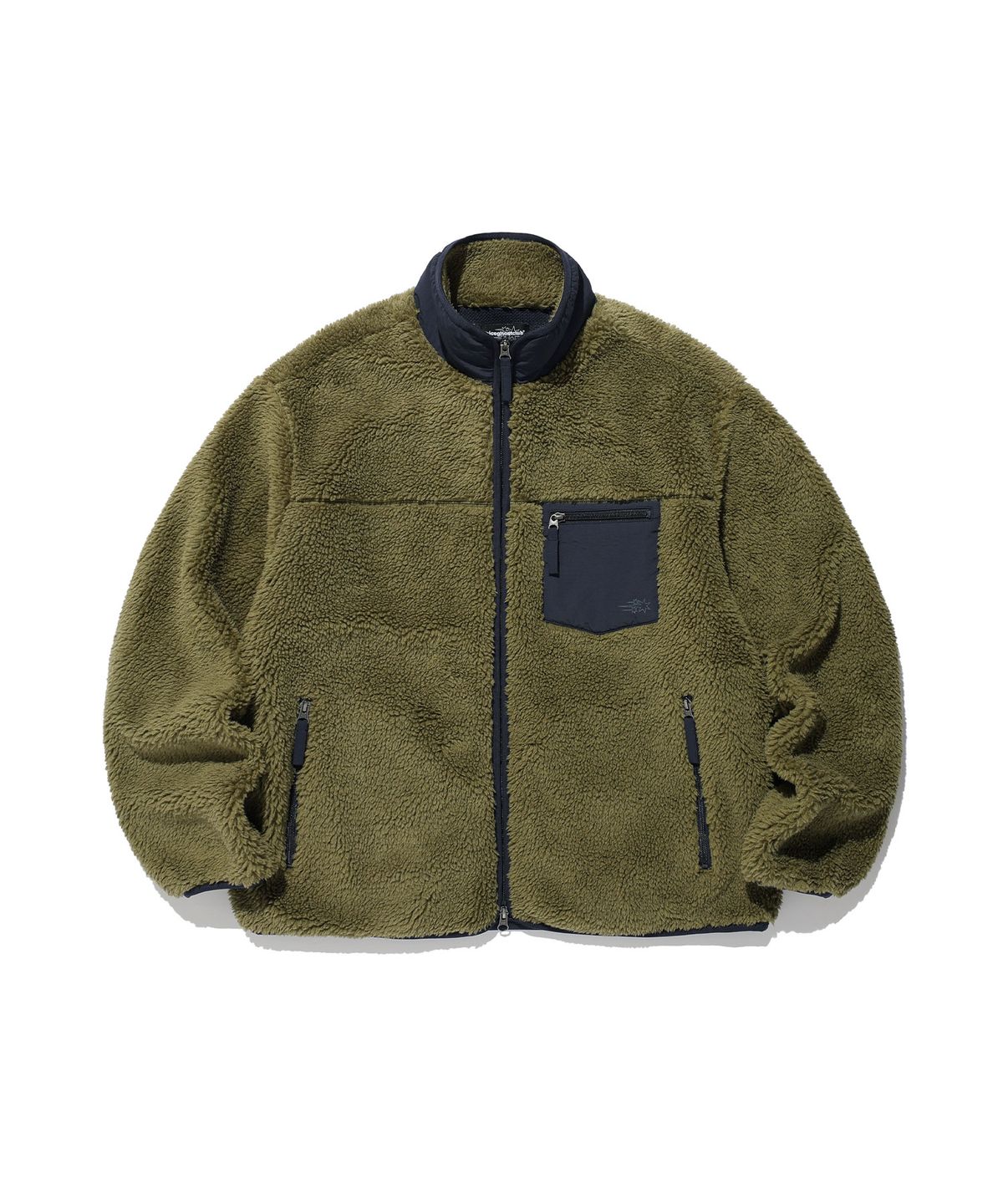 나이스고스트클럽(NICEGHOSTCLUB) NGC FLEECE JACKET_OLIVE(NG2GFUJ241A)